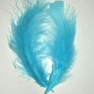 LT TURQUOISE BLUE Feathers Fluffy Marabou 1/4 oz (7g)  3-8"