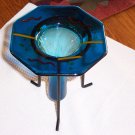 FUSED GLASS CANDLE OR FLOWER HOLDER