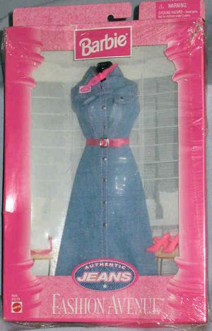 barbie denim dress