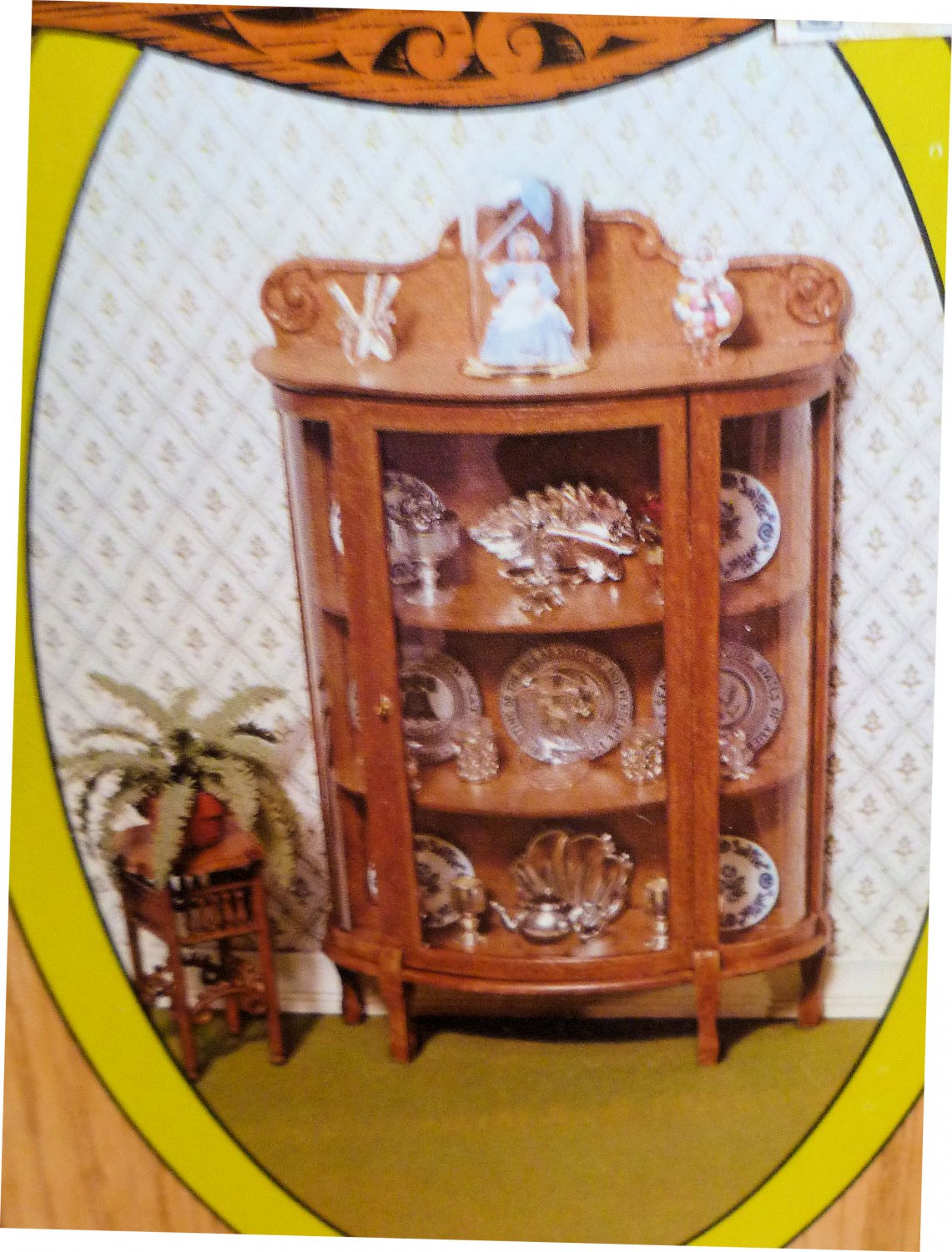 Vintage Chrysnbon Dollhouse Miniature China 1" Scale F170 NIB