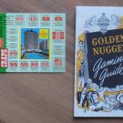 Las Vegas Postcard Booklet Sahara Golden Nug 1961 1949