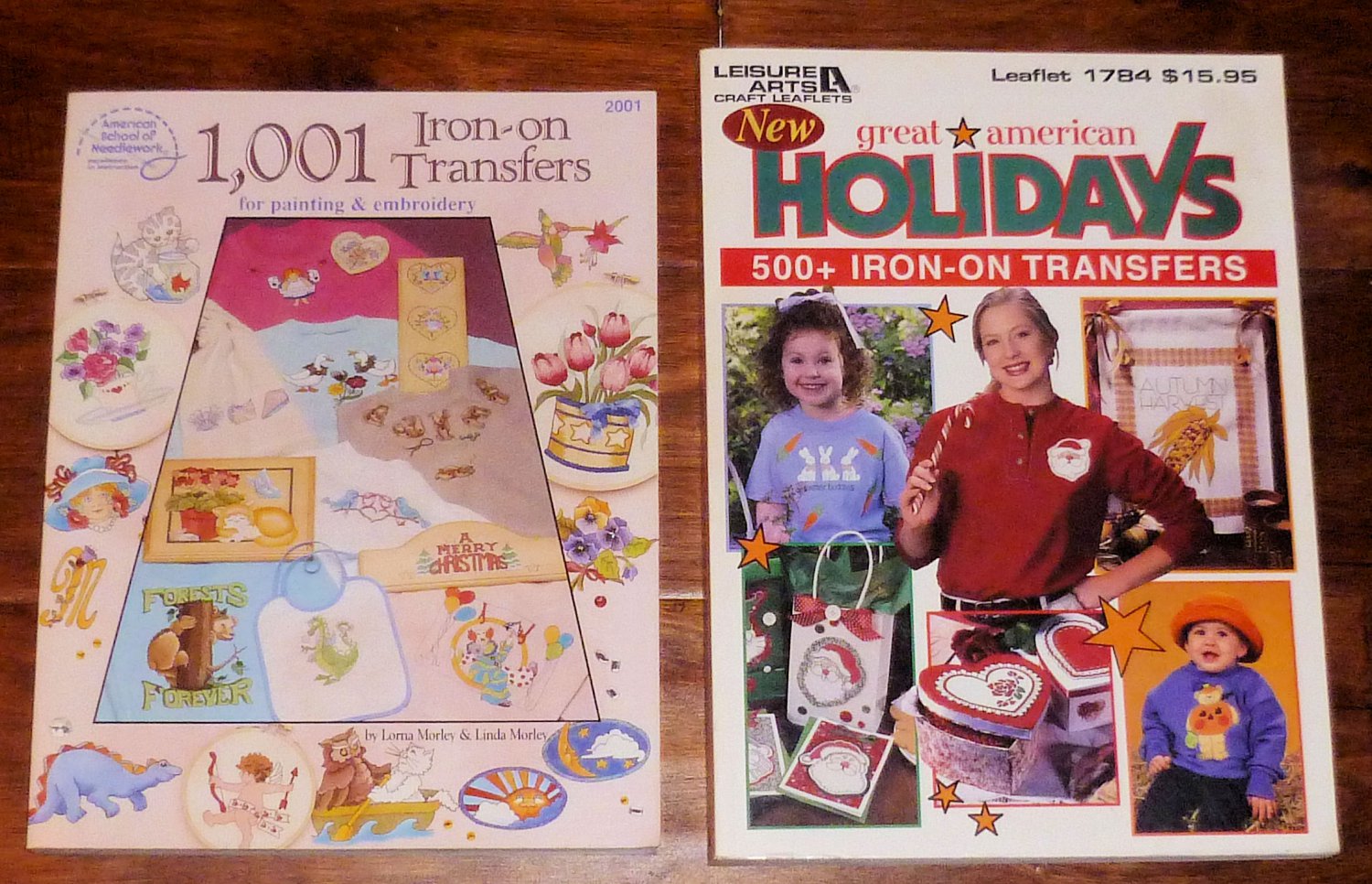 Ironon Transfer Books 1500 Transfers for painting & Embroidery