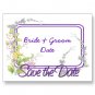 Set of 200 Wild Flowers Save The Date Wedding POSTCARDS kjsweddingshop