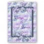 Set of 200 Purple Flowers Wedding INVITATIONS Envelopes Included kjsweddingshop