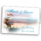 Set of 100 Beach Wedding INVITATIONS Envelopes Included kjsweddingshop