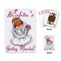 Bridal Shower favors Deck of Custom Playing Cards, Redhead Bride kjsweddingshop