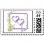 Wedding Matching POSTAGE STAMPS Wild Flowers Theme sheet of 20, 44 cent stamps kjsweddingshop