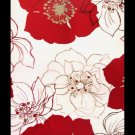 Blood Red Blossom Cushion Covers x 2