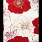 Blood Red Blossom Cushion Covers x 2