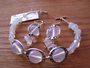 Opal bracelet set