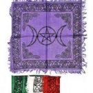 18" Rayon Triple Goddess Altar Cloth