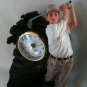 THE GOLFER FIGURINE WITH CLOCK