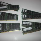 Lot 10 (5 matched pairs)PC100 128mg sdram memory 16chip
