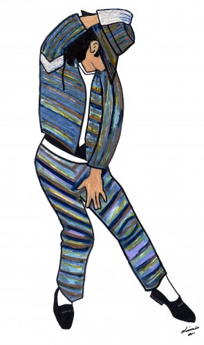 Micheal Jackson "  On Canvas