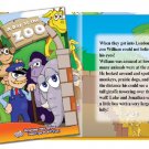 A Day at the Zoo Personalized Childrens books! Hardback! Laser Printed!