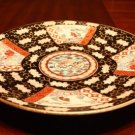 HUGE JAPANESE BLACK GOLD CHARGER TAISHO PERIOD 14"