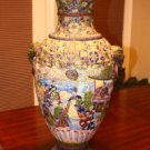 HUGE TAISHO PERIOD SATSUMA STYLE JAPANESE VASE c. 1920