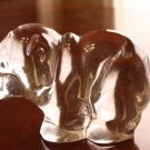 VITNAGE CRYSTAL BEAR PAPERWEIGHT FIGURINE SMOOTH POLISH
