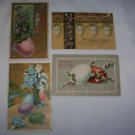 Easter Postcards lot of 4 E11