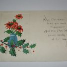 Christmas Flower Postcard Made in the USA lot c 28