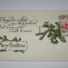 A Merry Christmas church and tree branch lot  c41
