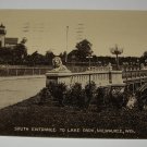 Lake Park,Milwaukee,Wis. black and white postcard W14