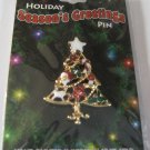 Christmas Holiday Seasons Greetings Christmas Tree  Pin