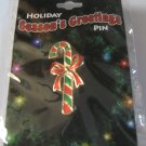 Christmas Holiday Seasons Greetings Candy cane  Pin