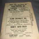 Wood County Wisconsin Farm Directory 1965