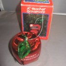 Papel An apple ornament for your Teacher Christmas ornament