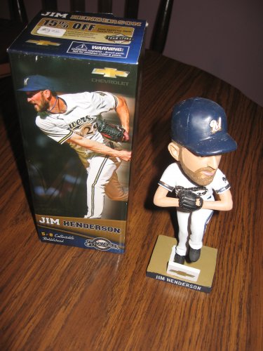 Jim Henderson 2013 Milwaukee Brewers  Bobblehead