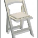 Wood Folding Chairs (White)