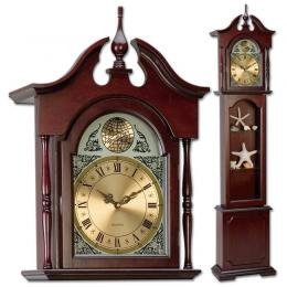 Kassel™ Grandfather Clock with Curio Cabinet