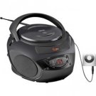 JWin Black Portable CD Player With AM/FM Radio