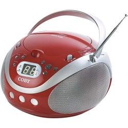Coby Red Portable CD Player With AM/FM Tuner