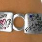 "Love,Faith,Hope"Austrian Crystal Accented Stretch Bracelets