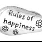 "Rules of Happiness" Charm/Stretch Bracelets