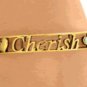 ~MEMORIES-Cherish-Celebrate~ Gold Finish Stretch Bracelet