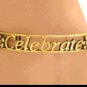 ~MEMORIES-Cherish-Celebrate~ Gold Finish Stretch Bracelet