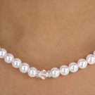 Bridal Jewelry 3pc Set Pearl & Crystal