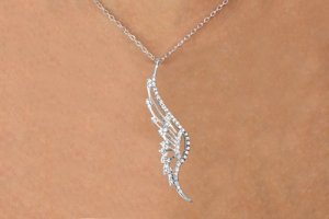 Austrian Crystal Wing Pendant WEDDING DAY JEWELRY SET