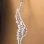 Austrian Crystal Wing Pendant WEDDING DAY JEWELRY SET