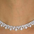 Crystal Diamond Shaped Austrian Crystal WEDDING DAY JEWELRY SET
