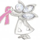 Breast Cancer Awareness ANGEL BY MY SIDE pin -W4435P