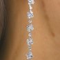 WEDDING DAY prom BRIDAL JEWELRY SET 3 Strand Austrian Choker