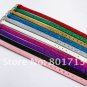Wristband Wholesale lot 100pcs mix color 8mm wide PU Leather