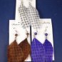 Wholesale lot Feather Earrings BUSINESS OPPORTUNITY 10 dozen 10 styles