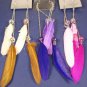 Wholesale lot Feather Earrings BUSINESS OPPORTUNITY 10 dozen 10 styles