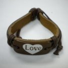 Fashion BRACELET hott -n- hip New LOVE brown
