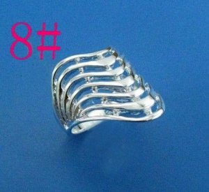 Womens ring 925 sterling silver star finger ring